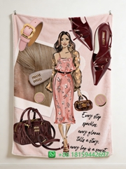 Miumiu Throw Blankets